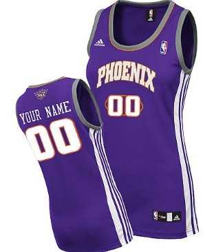 Women's Customized Phoenix Suns Purple Basketball Jersey-0